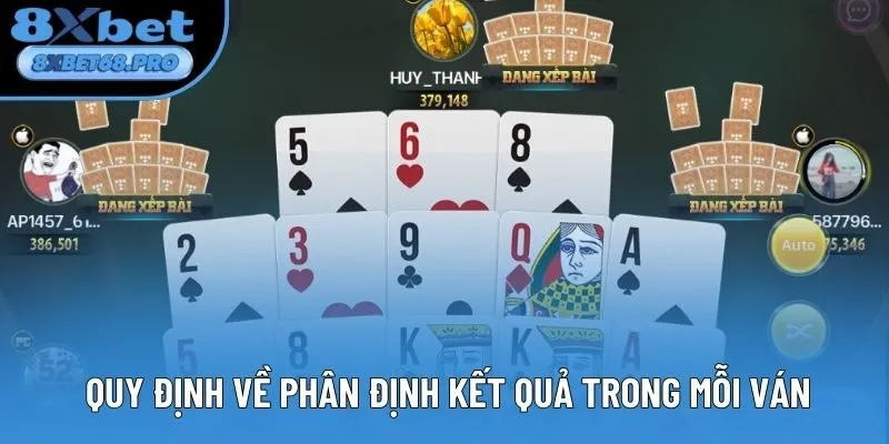 Quy định về phân định kết quả trong mỗi ván